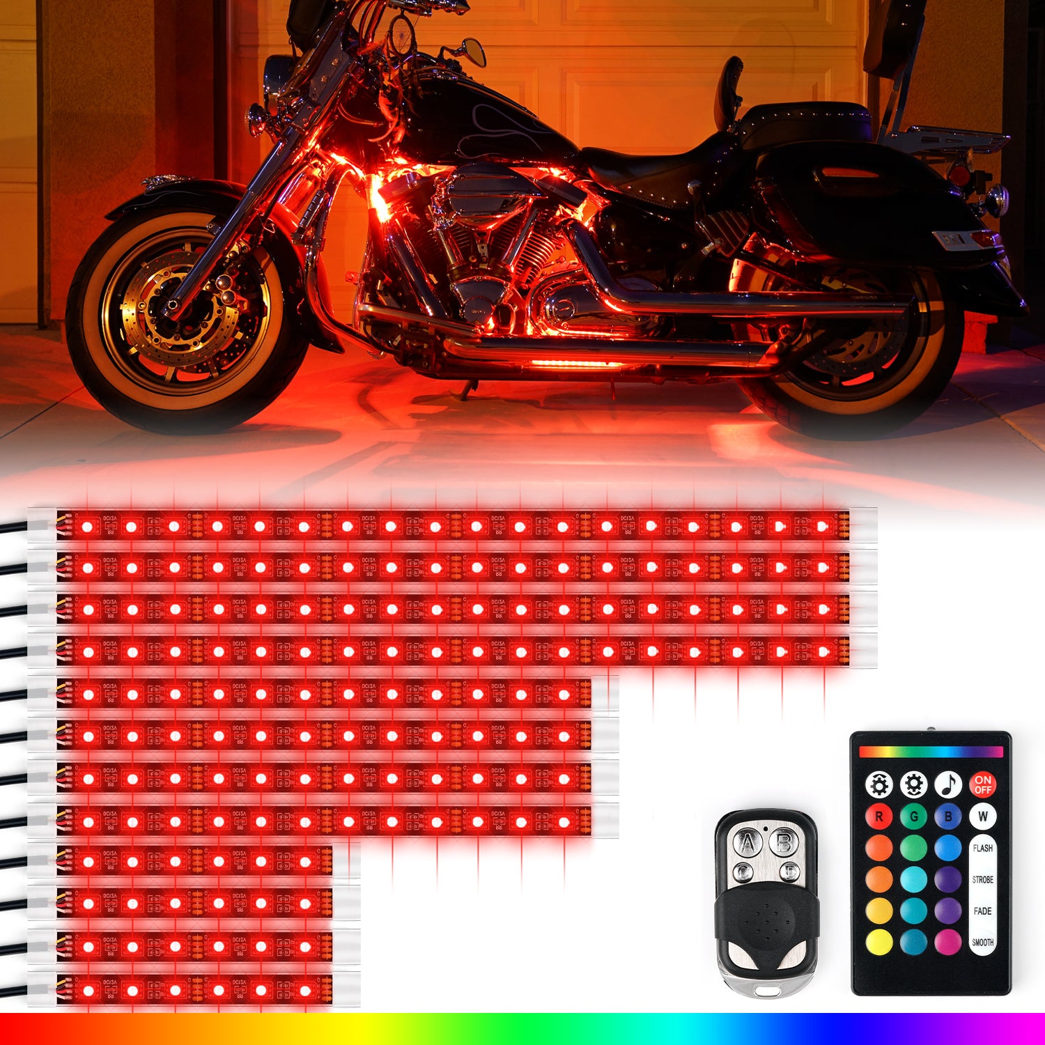 Motorcycle Underbody Glow Kit 12pc
