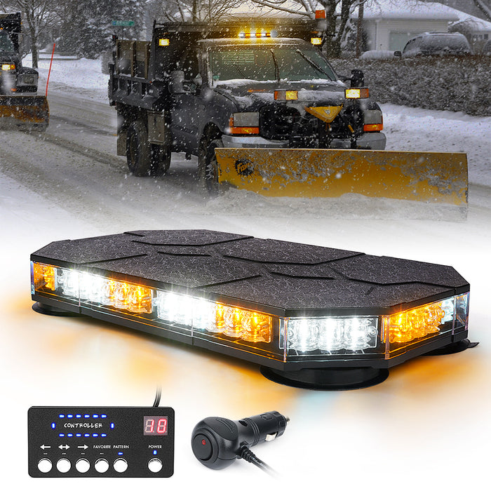 Mini Emergency Rooftop Strobe Light Bar with Base