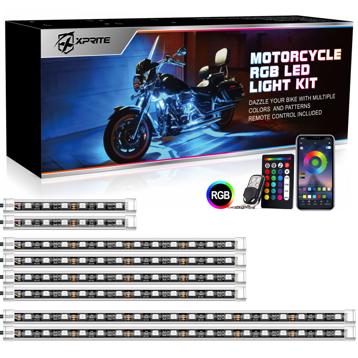 LED Underglow Lights for Motorcycle | Motorcycle Underglow