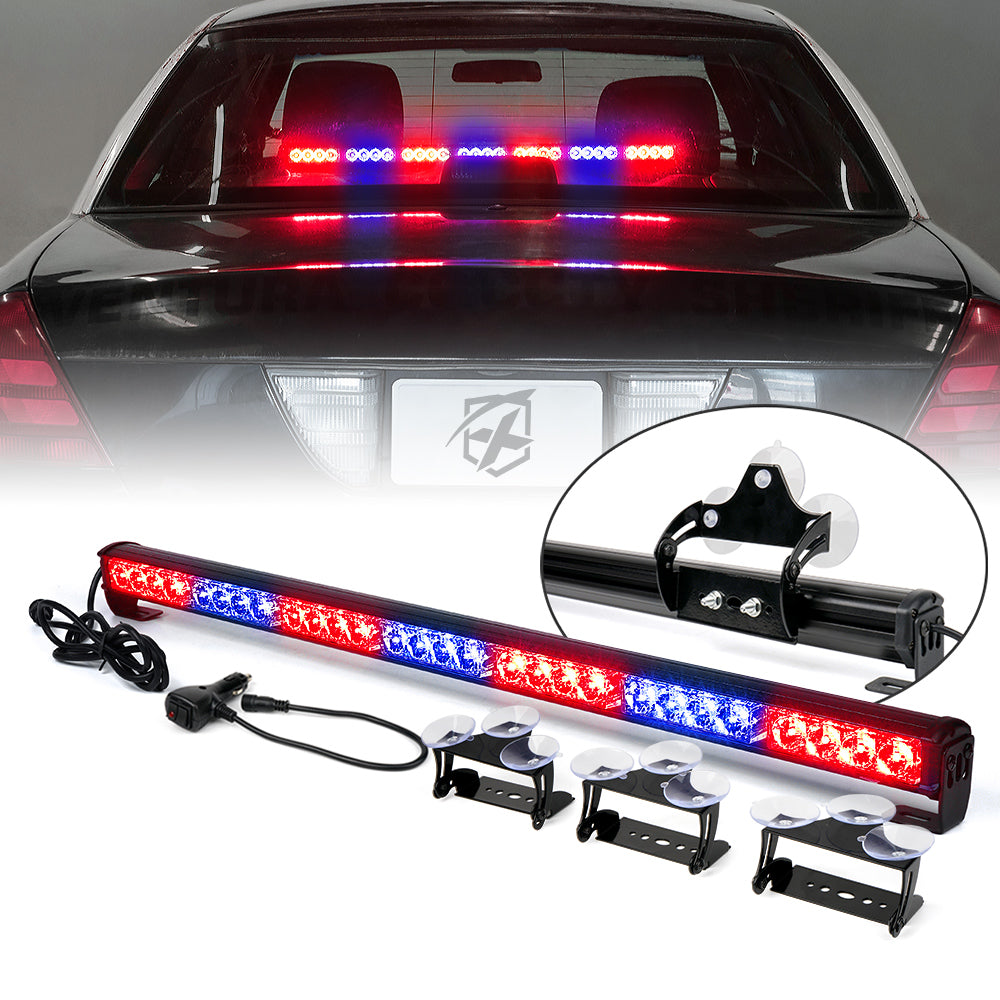 31.5" LED Traffic Advisor Light Bar with Suction Cup Mount