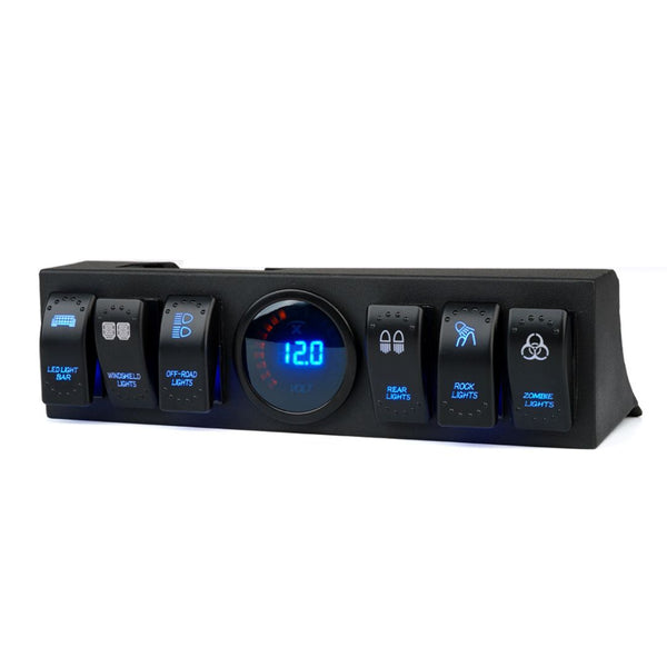 2009-2018 Jeep Wrangler 6 Rocker Switch Panel | Light Controller