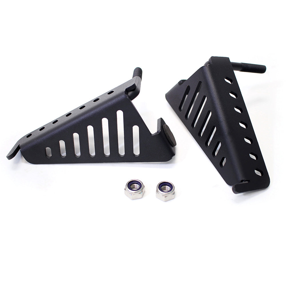 Xprite Front Foot Pegs with Slots for 2007-2018 Jeep Wrangler JK