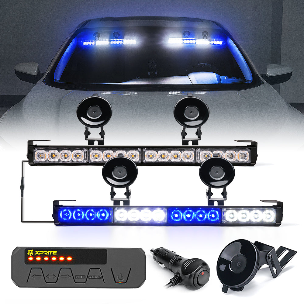 Dual LED Traffic Advisor Strobe Lights | Contract G1 Series