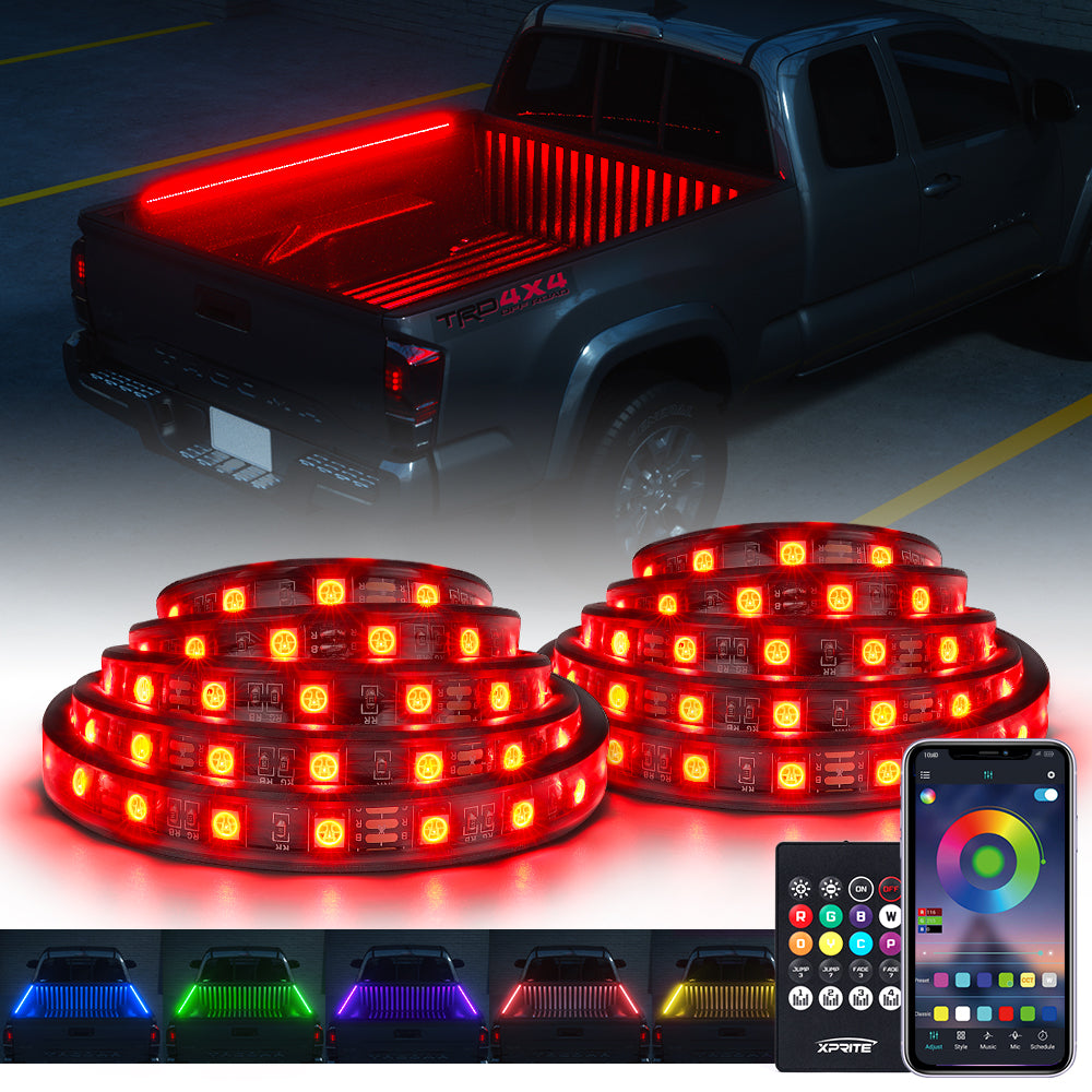 60" RGB Truck Bed Strip Lights | Spire 2 Series
