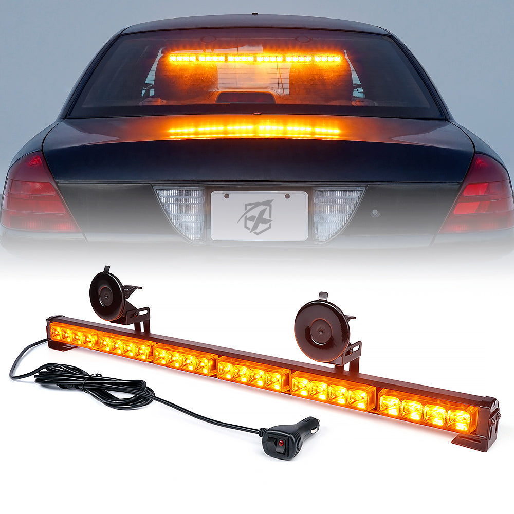 26"  LED Traffic Advisor Strobe Light Bar | Controller 6 Series