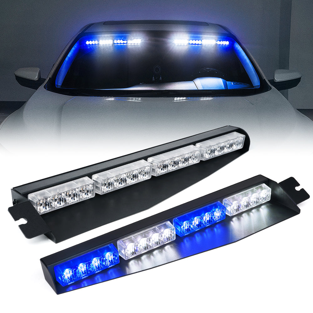 Blue emergency visor deals lights