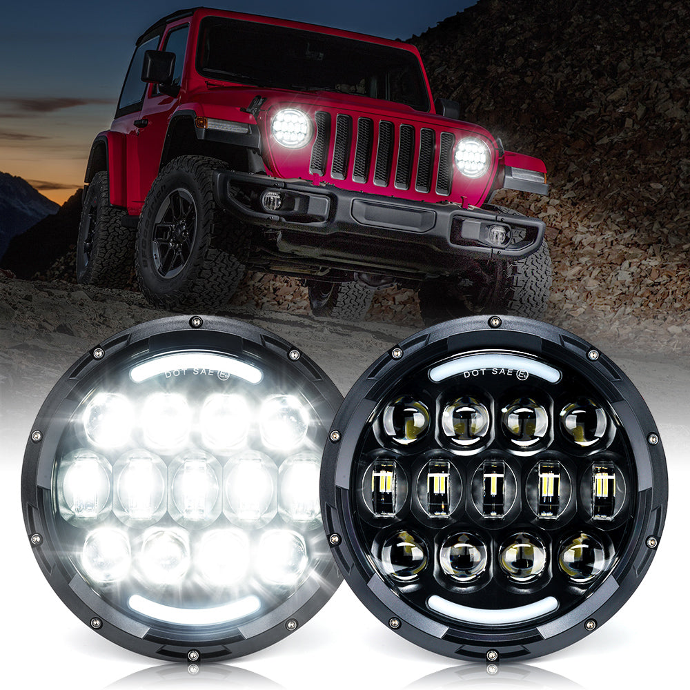 07-18 Jeep Wrangler JK LED Headlights