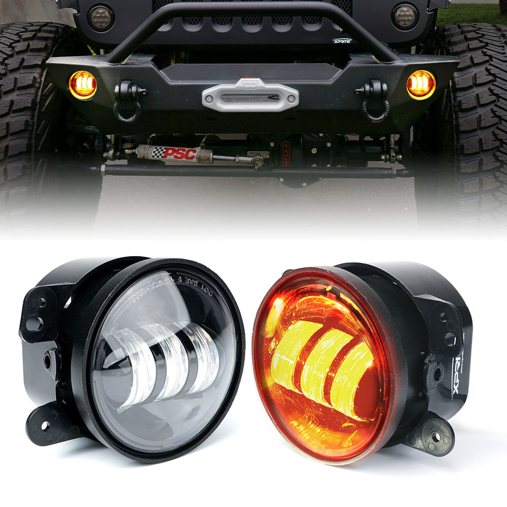 Jeep Wrangler LED Fog Lights for JK/JL/JT
