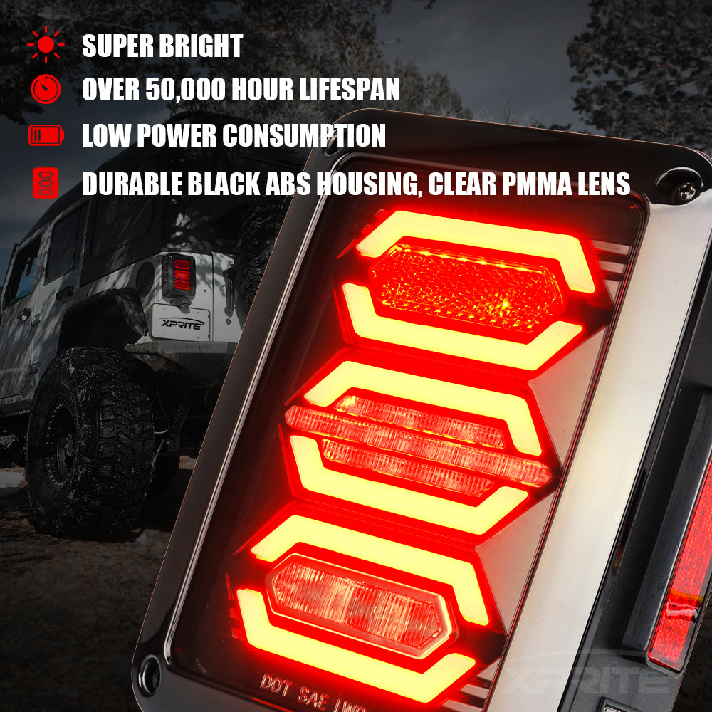 Jeep LED Tail Lights | Diamond Series