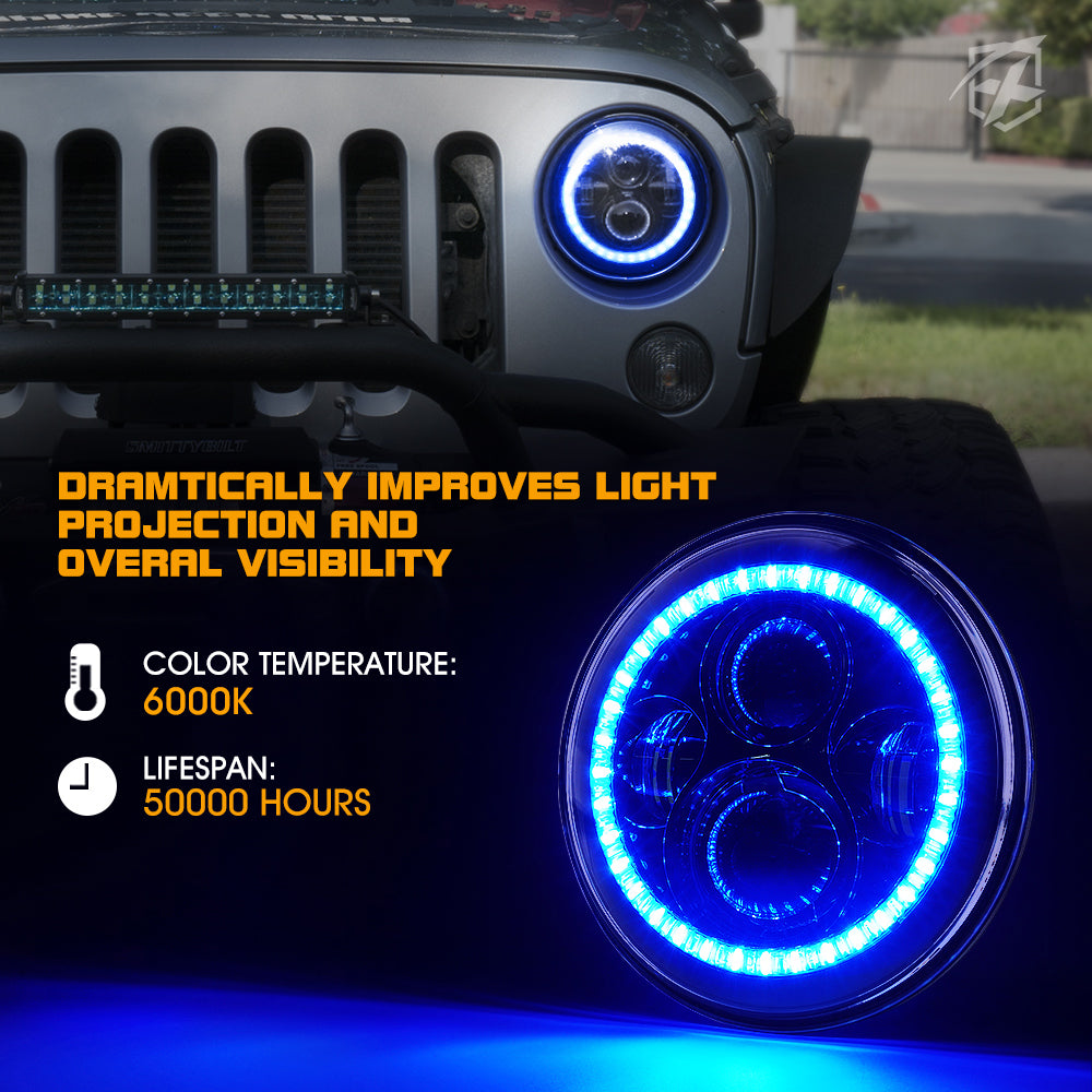 jeep wrangler halo lights