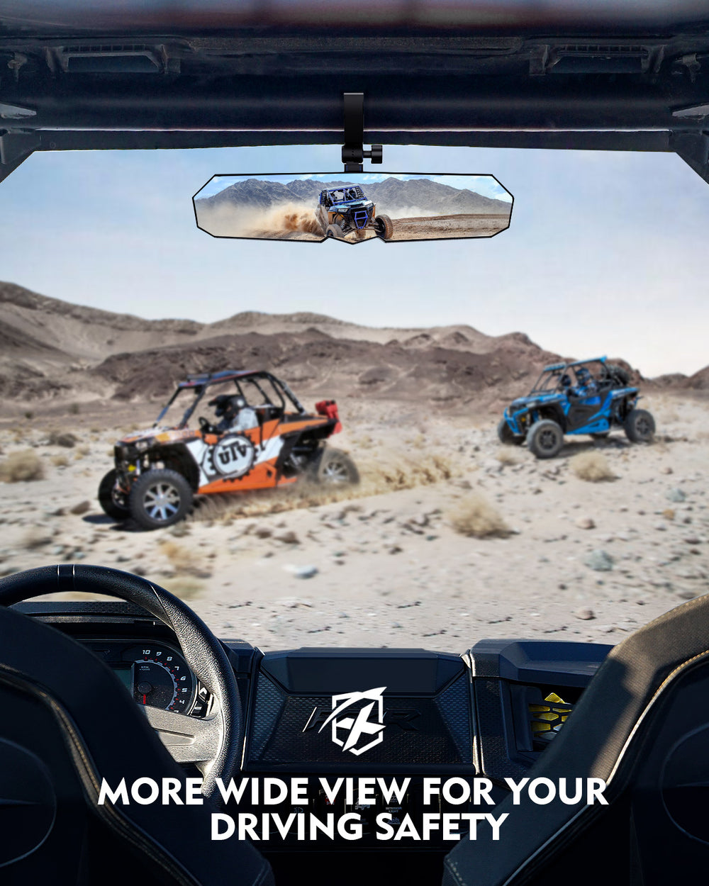 UTV Center Rear View Mirror