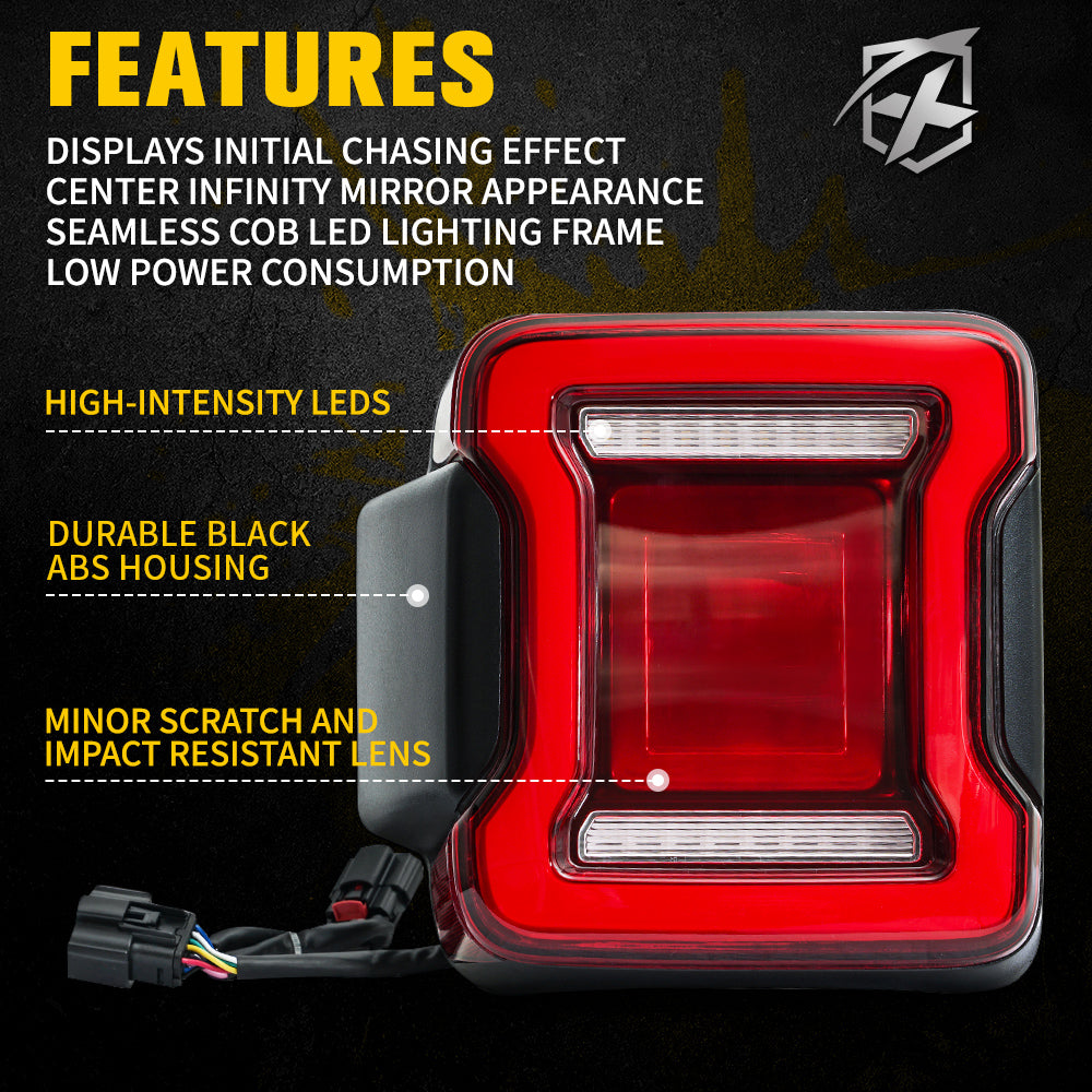 LED Taillights For Jeep JL Upgrade