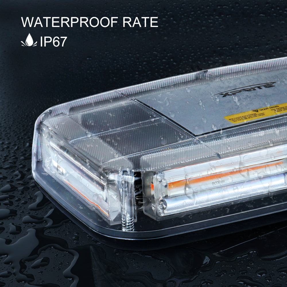 LED Rooftop Strobe Light with Magnetic Base Burst Series 30W | Xprite