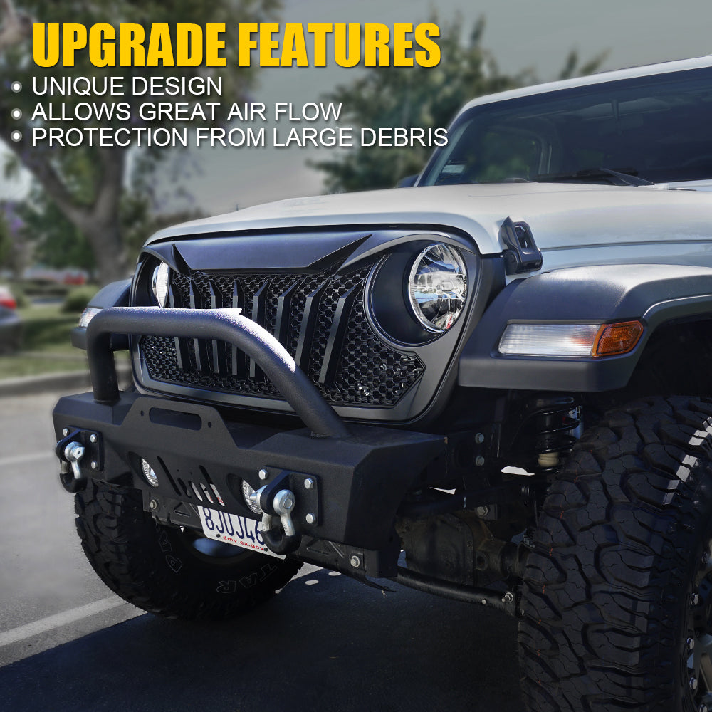 Replacement Grill for Jeep Wrangler JL/JT Installation