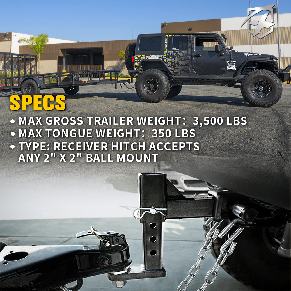 Jeep JK Tow Hitch Specs