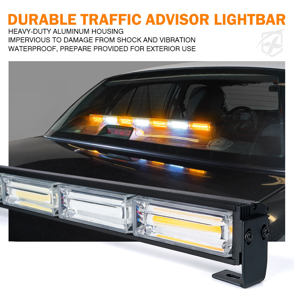 Traffic Advisor Strobe Light Bar 31" Controller COB LED 7 Series