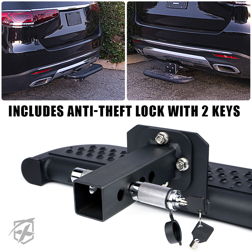 Trailer 26" Tow Hitch Step with Hitch Lock for 2 Inch Receiver