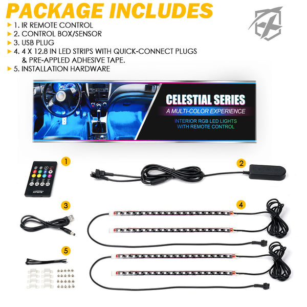 RGB LED Interior Car Light | Powered by USB