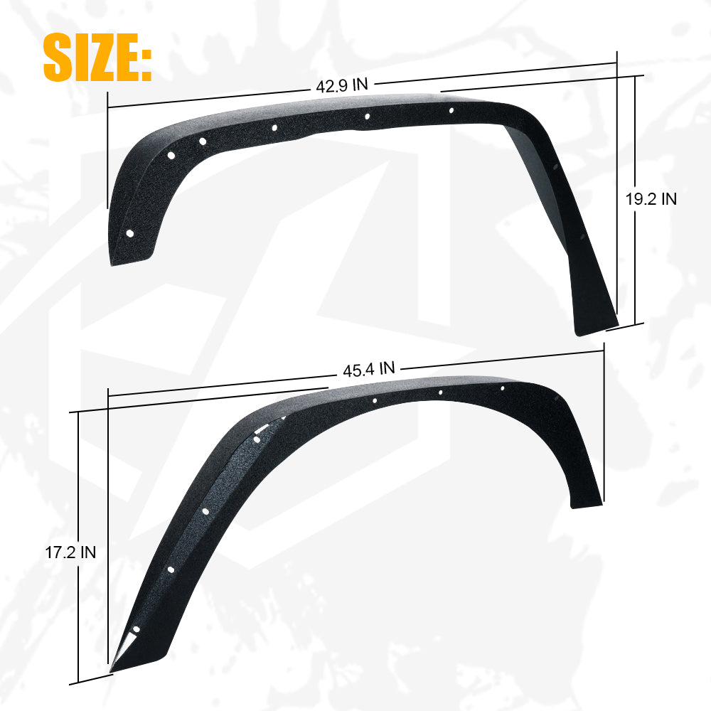 Steel Fender Flare Kit Specs
