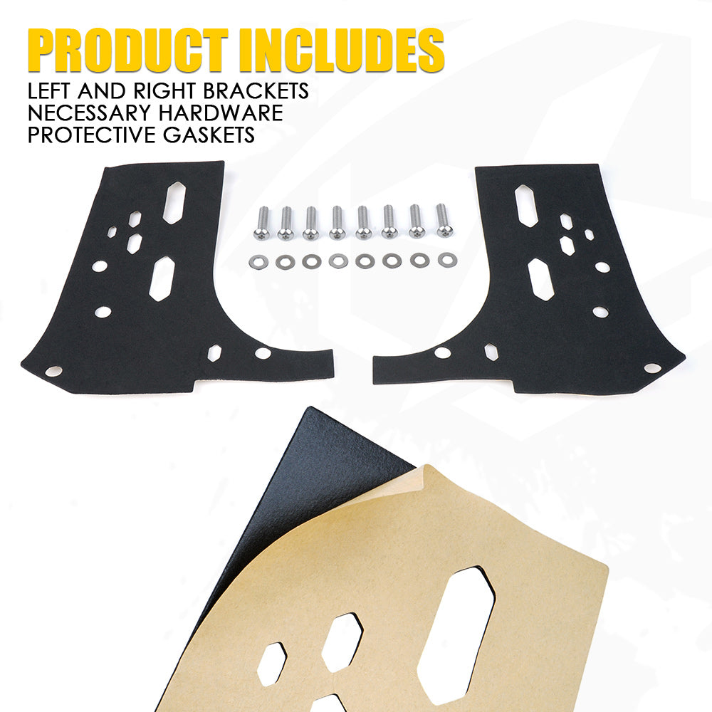 Light Bar Mounting Brackets Includes