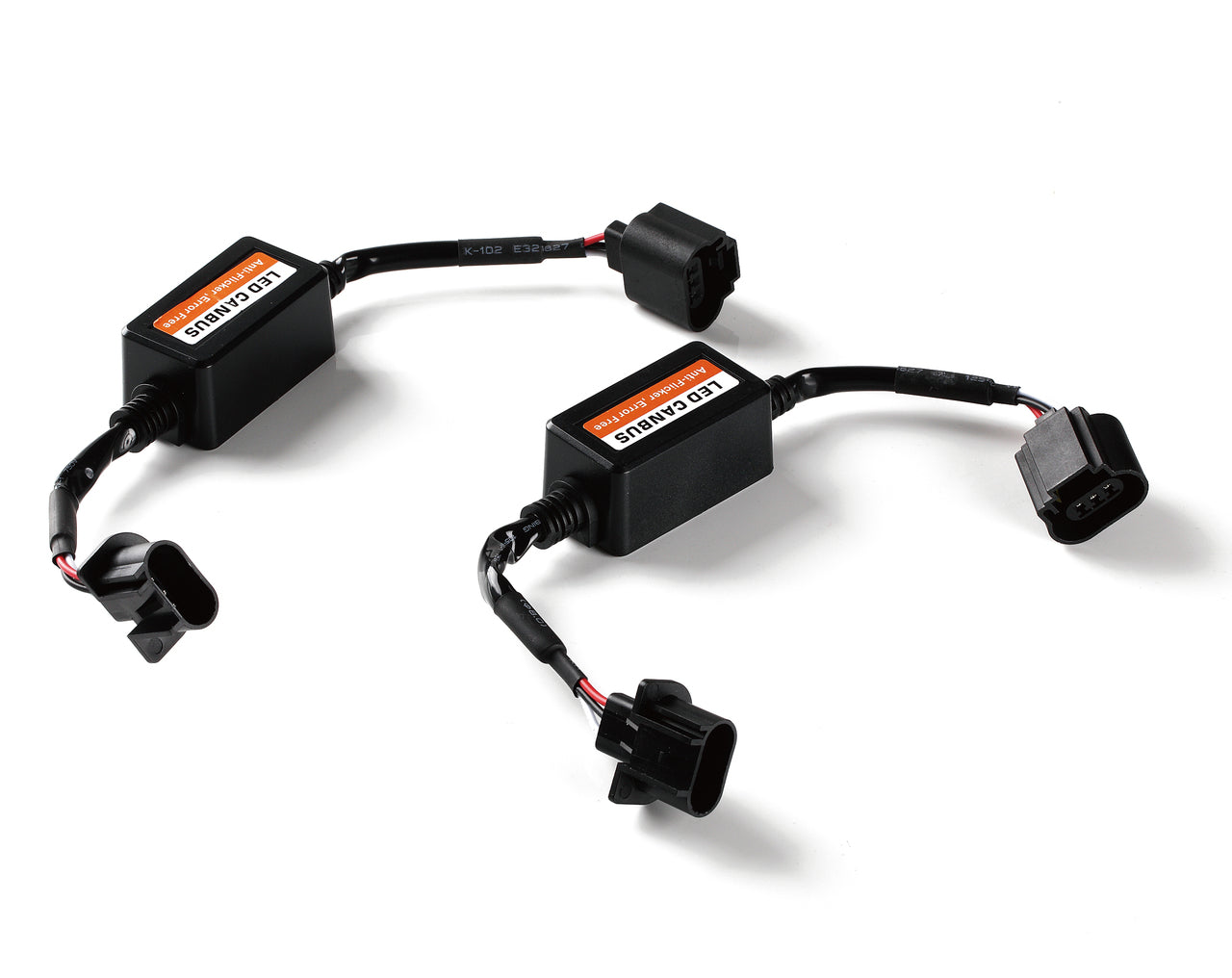 Xprite LED Headlight Canbus Wiring Kit Computer Warning Error Free Anti Flicker Resistor Canceler Decoder (Pair) (H13)