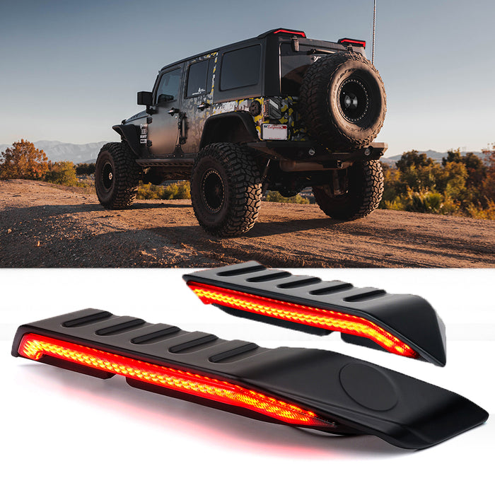 0718 Jeep Wrangler High Mount Tail Light and Brake Light